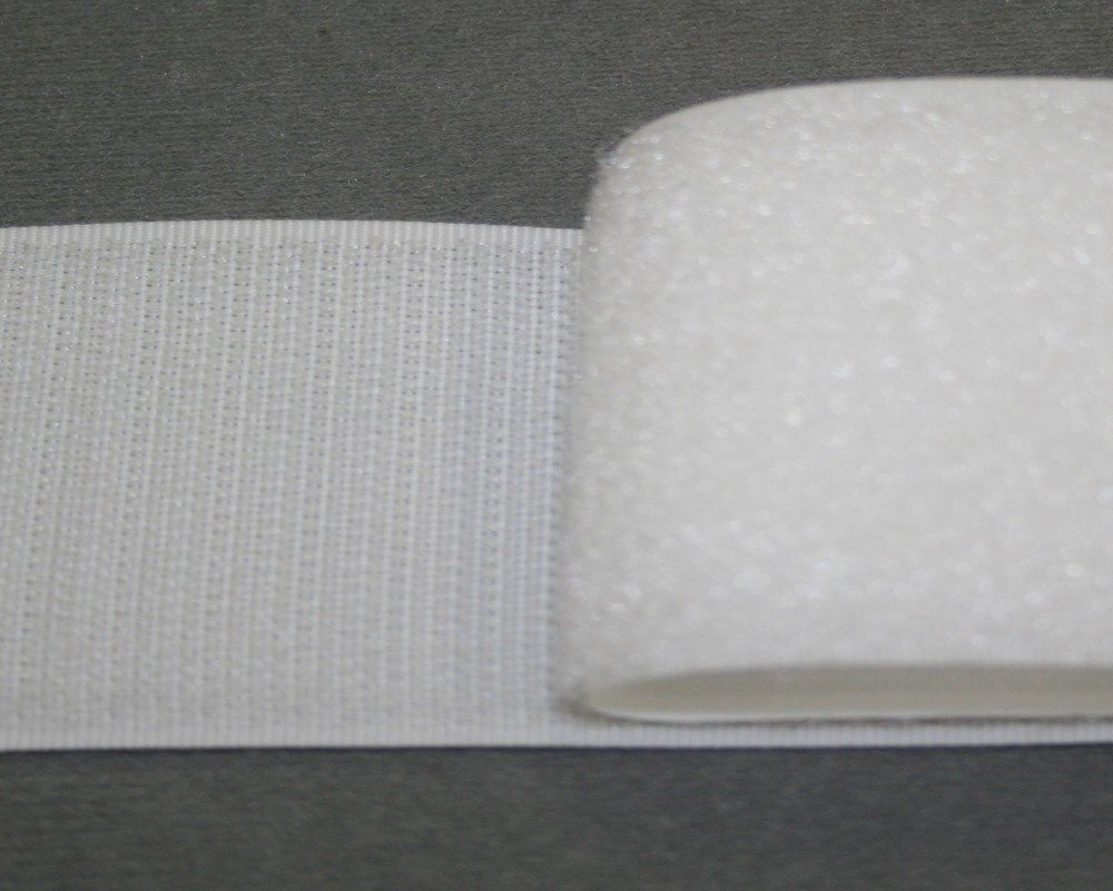 Touch Tape Adhesive Loop 50mm White